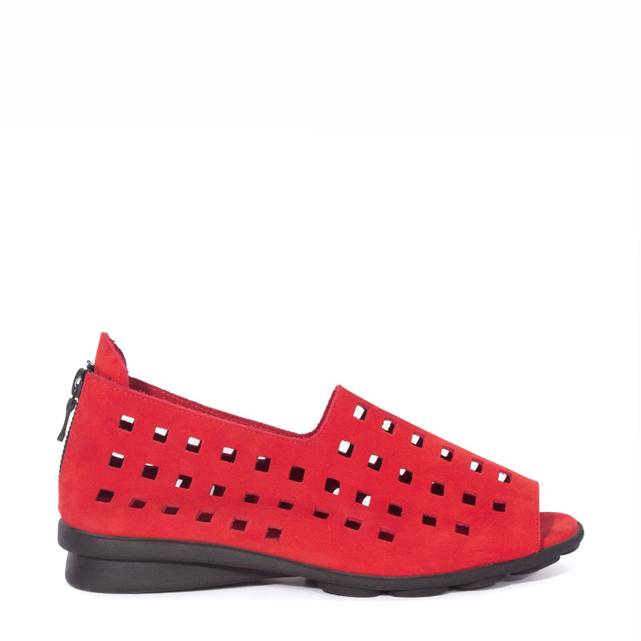 DRICK Red Nubuck Leisures